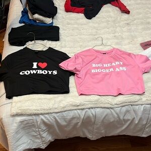 Two crop tops